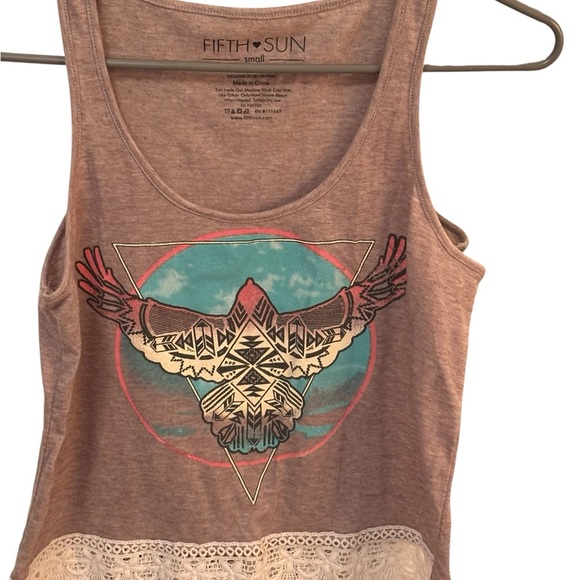 Fifth Sun Brown Tan Crop Tank Top Sleeveless - Picture 1 of 14